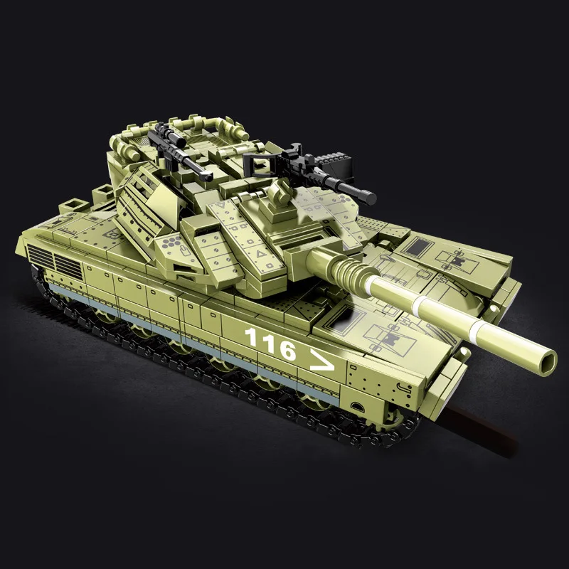 Военная серия мировая война Израиль Меркава главный боевой танк DIY модель
