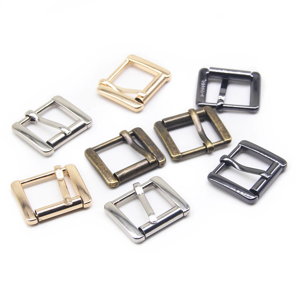 

New 20mm wide10pcs/lot silver bronze gold Square metal Pin Buckles for Shoes Belt Garment decoration DIY Accessory Sewing on