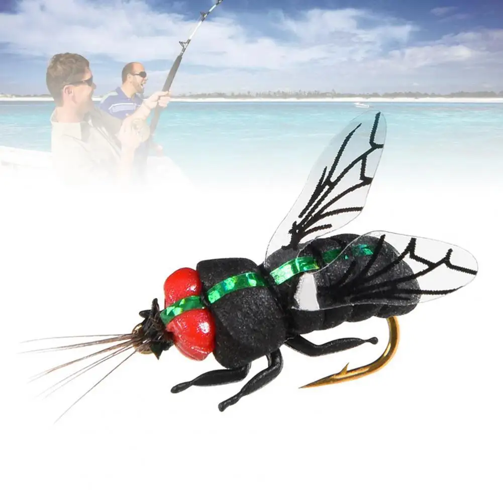 

Рыболовная приманка, 2 шт., искусственное волокно, бионическая пчела, плавающая приманка для рыбалки насекомых, приманка для ловли нахлыстом...