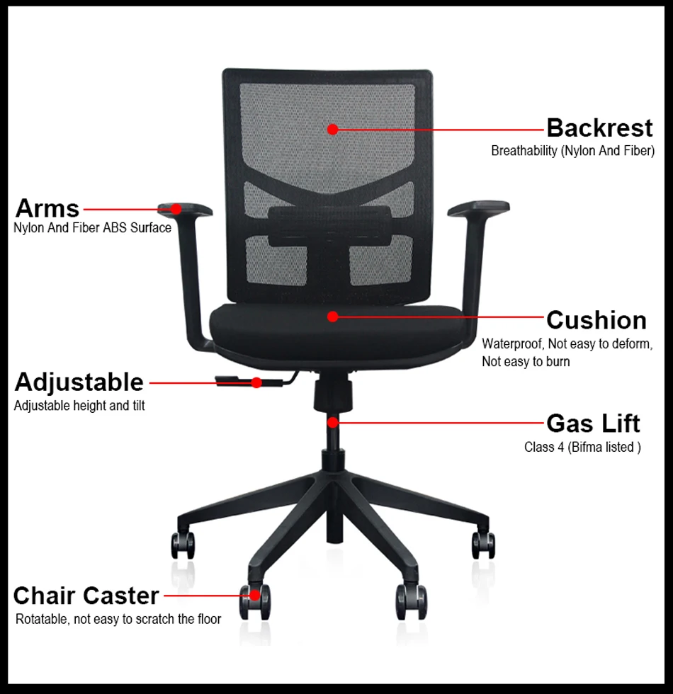 Эргономичный офисный стул высокое качество офисная работа домашний