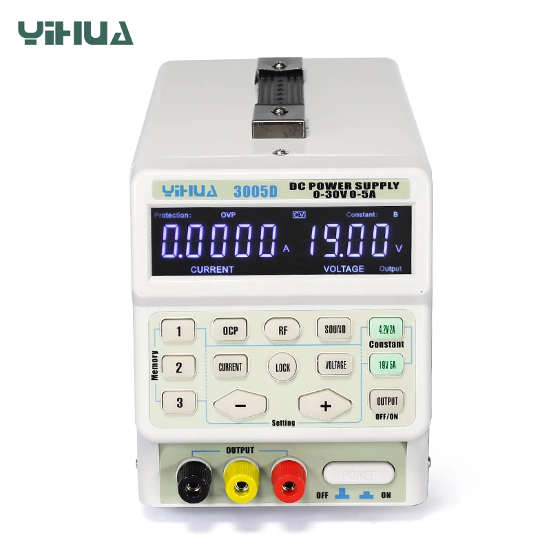 Регулируемый лабораторный источник питания YIHUA 150 Вт 3005D 5A 30 В постоянного тока