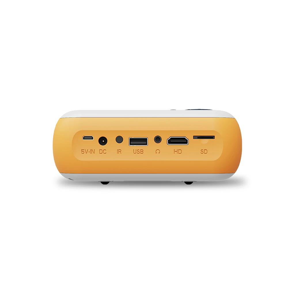 Mini USB LED Projector Portable Beamer 480x360 Pixels Support 1080P HDMI Compatible Video Home Media Player Built-in Speaker New |
