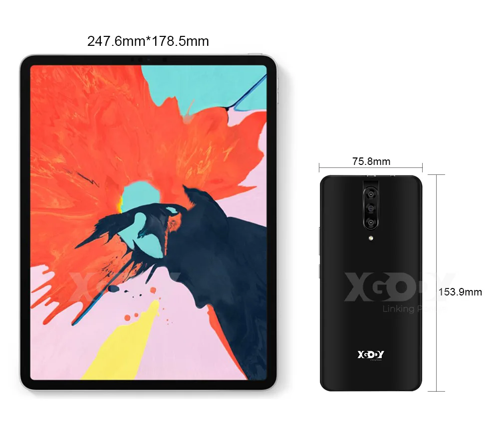 XGODY 4G смартфон с двумя sim-картами 5," 18:9 Android 9,0 2 Гб ОЗУ 16 Гб ПЗУ MTK6737 четырехъядерный процессор 5 Мп камера 2800 мАч WiFi мобильный телефон