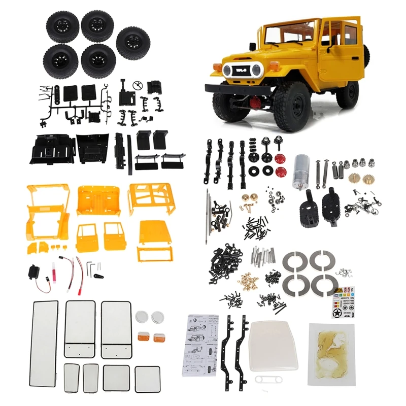

WPL C34 KIT Version Metal 1:16 FJ40 4WD Climbing Off-road Car DIY Parts