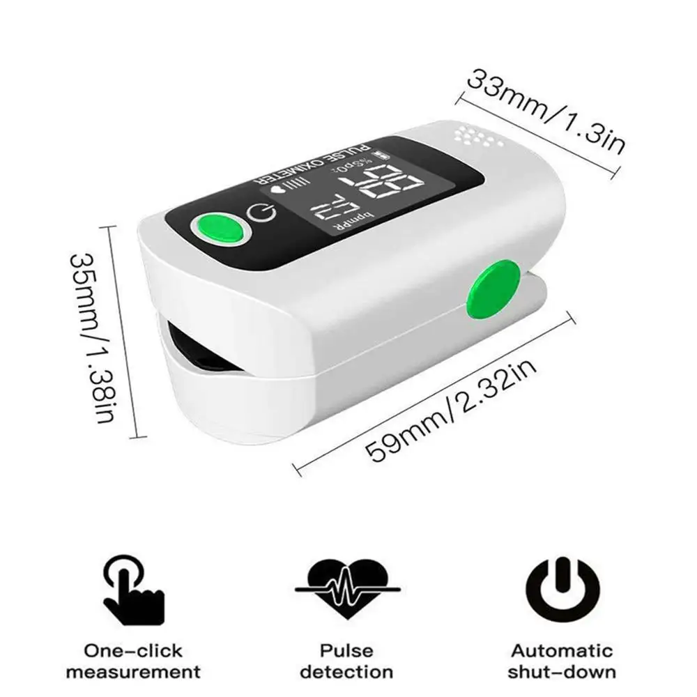 

Pulsoksymetr na palec Fingertip Pulse Oximeter Blood Oxygen Saturation SpO2 PR Monitor Pulse Rate Measurement Meter
