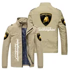 2021 Lamborghini куртка с логотипом автомобиля, 3D цифровой принт, пальто на молнии с капюшоном, градиентные цвета, свитшоты, Повседневный пуловер, гоночная куртка, пальто