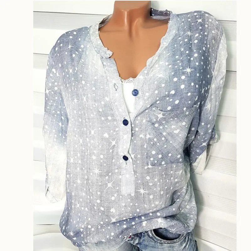 ladies tops women blouse white blouses 2020 shirts woman gothic vintage long sleeve shirt harajuku plus size korean print | Женская