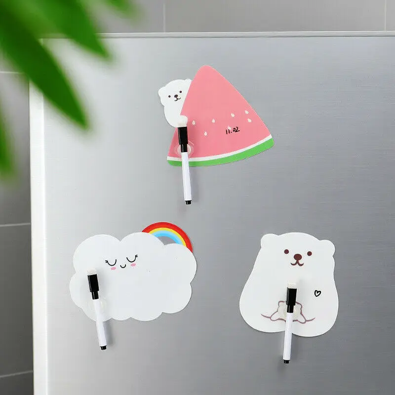 1 компл. Милая перезаписываемая доска для сообщений с ручкой наклейка