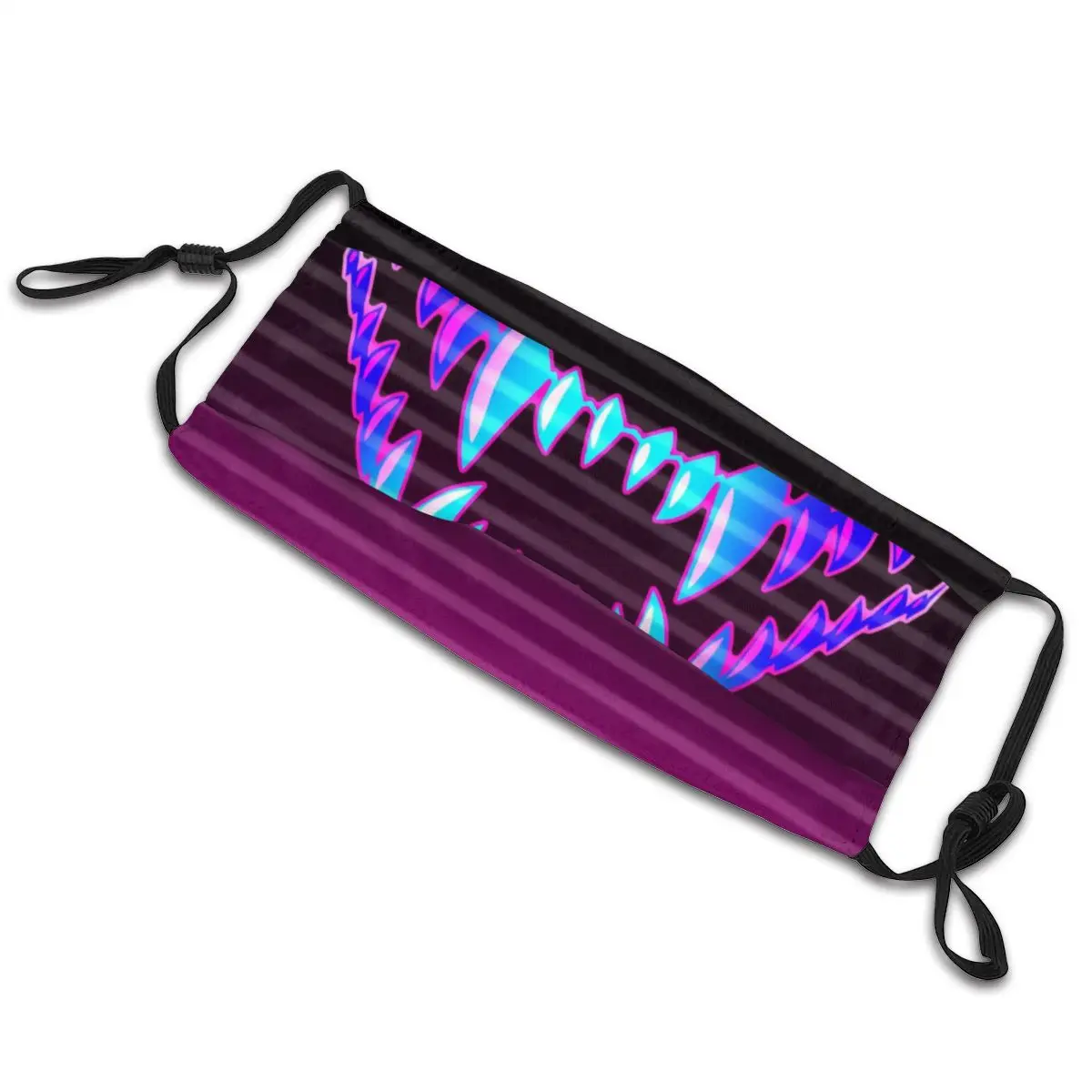 Маска для лица Synthwave с зубами дракона унисекс японская противопылевая маска Vaporwave