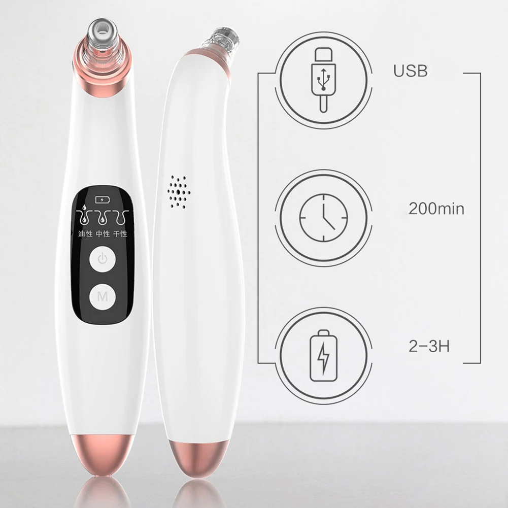 Портативный Электрический Очиститель угрей для лица устройство глубокого