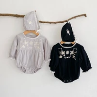 newborn baby clothes toddler girls long sleeve bodysuits spring autumn infant baby girls embroidered lace jumpsuitsthat 2pcs