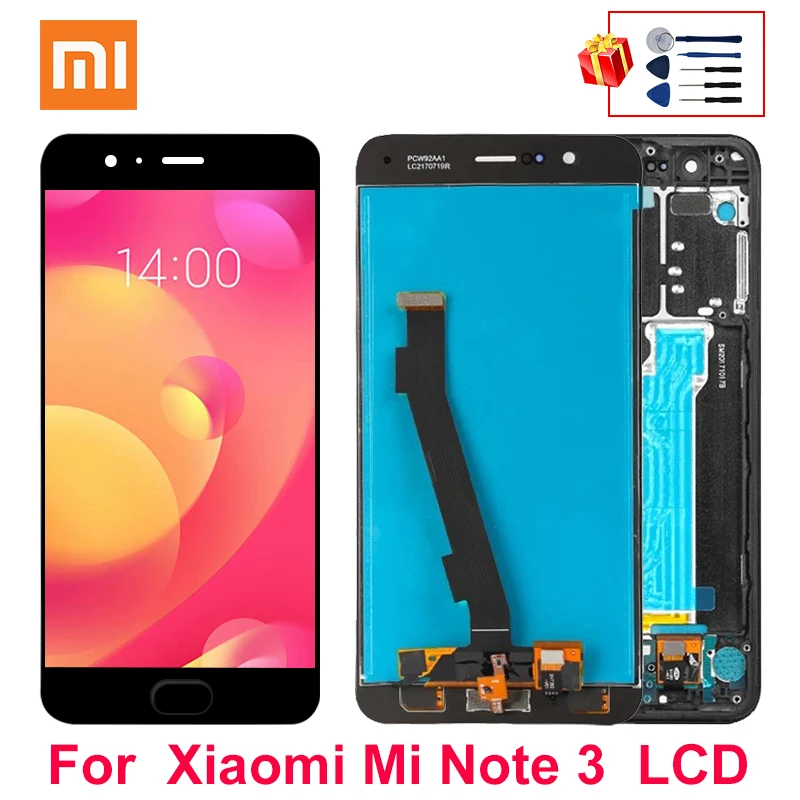 ЖК дисплей 5 дюйма для Xiaomi Note 3 дигитайзер сенсорного экрана в сборе запасные
