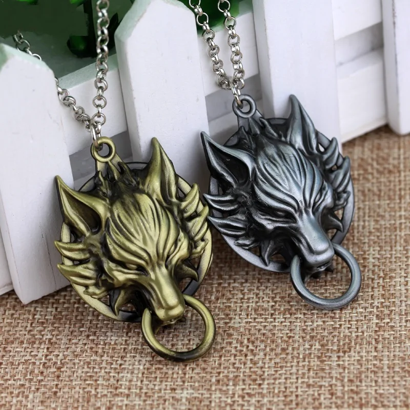 Cospaly игровые ювелирные изделия Final Fantasy подвеска в виде волчьей головы ожерелье s сплав подвесная цепь ожерелье ювелирны