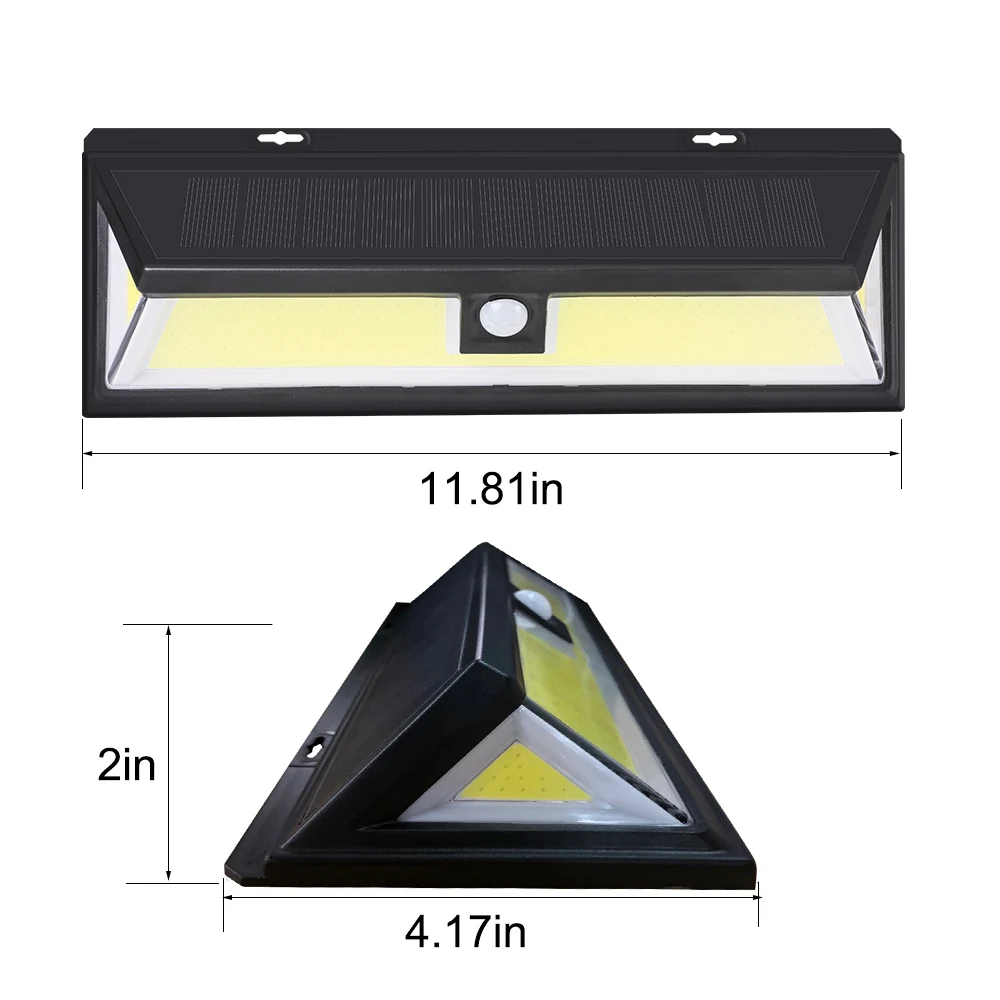 180 светодиодный светильник на солнечной батарее уличный солнечный с ИК-датчиком