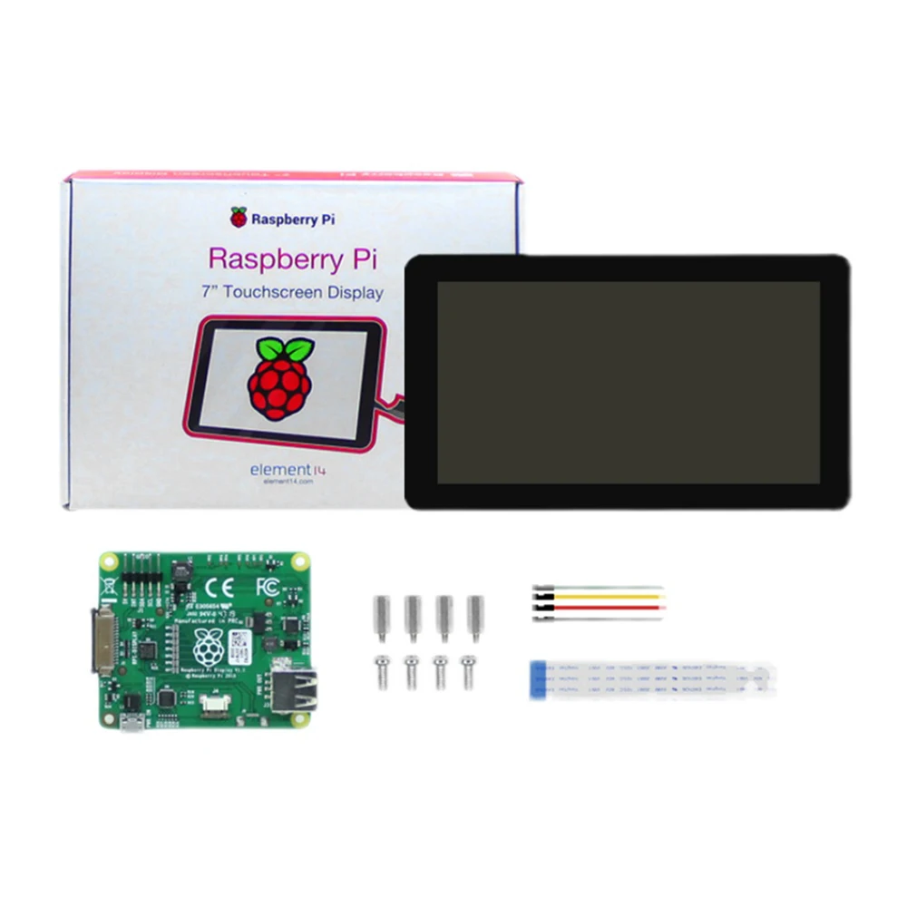 

Original Raspberry Pi Official 7 Inch Touchscreen Display 800*480 HD LCD Monitor For Raspberry Pi 4 Model B 4B/3B+/3B/2B