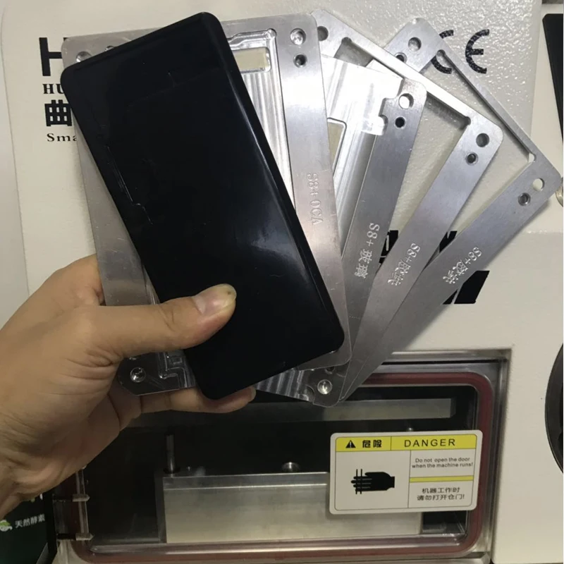 

Curved LCD Touch Screen Metal Alignment Mould For Sumsung Galaxy S6 S7 S8 S9 S10Plus Note 8 9 10 Laminated Mold With Silicon Mat