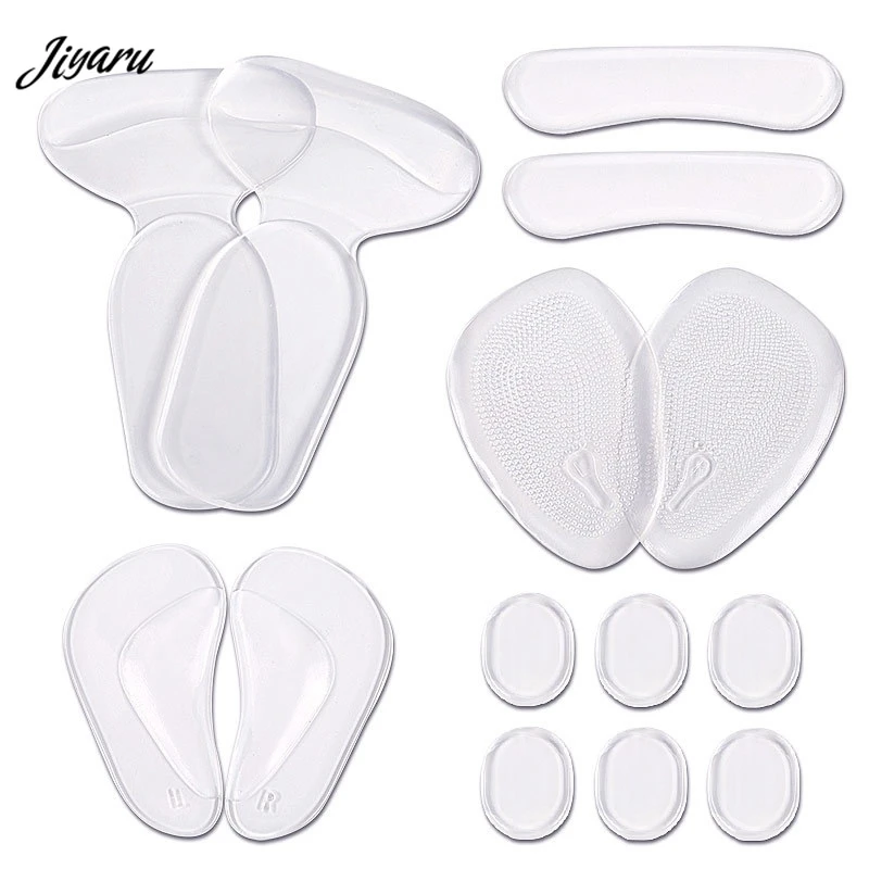 5 в 1 комплект на высоком каблуке силиконовая гелевая самоклеящаяся наклейка