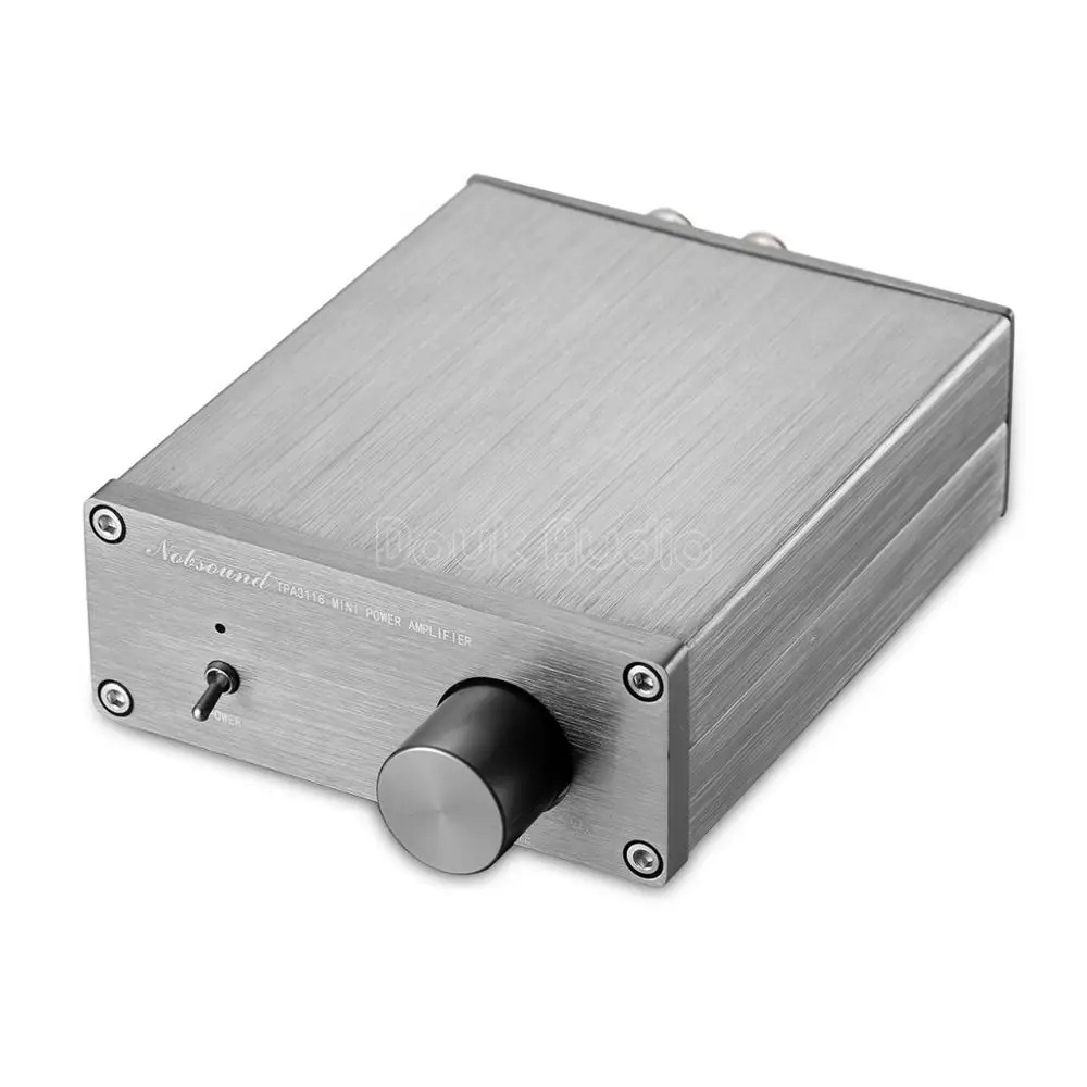 Nobsound Мини цифровой усилитель мощности HiFi TPA3116 стерео 2,0 канальный домашний аудио усилитель 50 Вт+ 50 Вт - Цвет: Amplifier