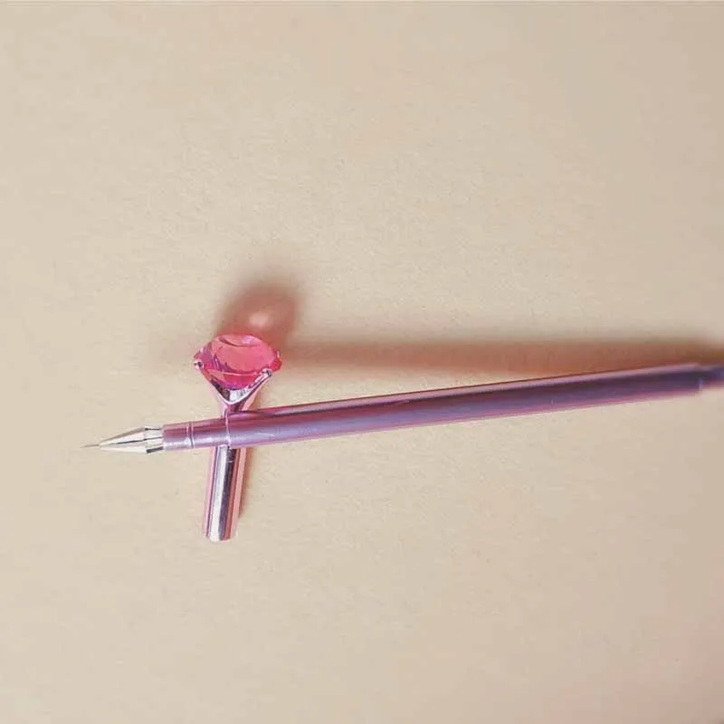 Новая цветная гелевая ручка с алмазной головкой Корейская Студенческая Модная