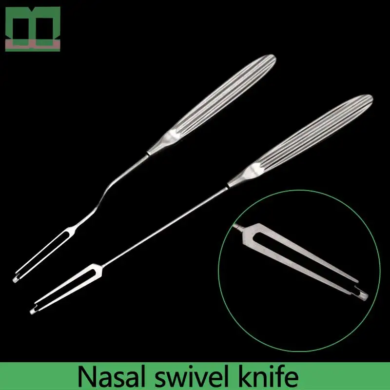 Носовой поворотный нож из нержавеющей стали для ринопластики хирургический