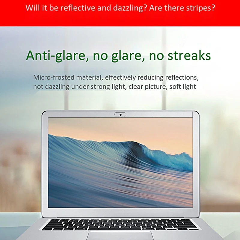 

13.3 Inch Notebook Privacy Screen (30X19X0.018cm)-Black Security Shield-for Apple Laptop