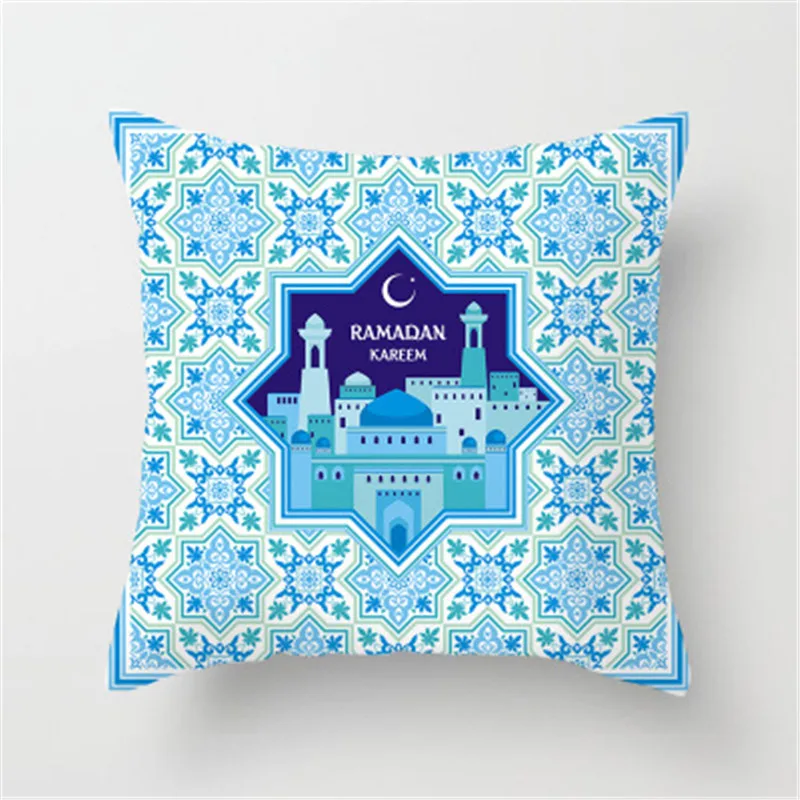 Наволочка с принтом в стиле мусульманской культуры 45x45 см подушка из полиэстера украшение для домашнего