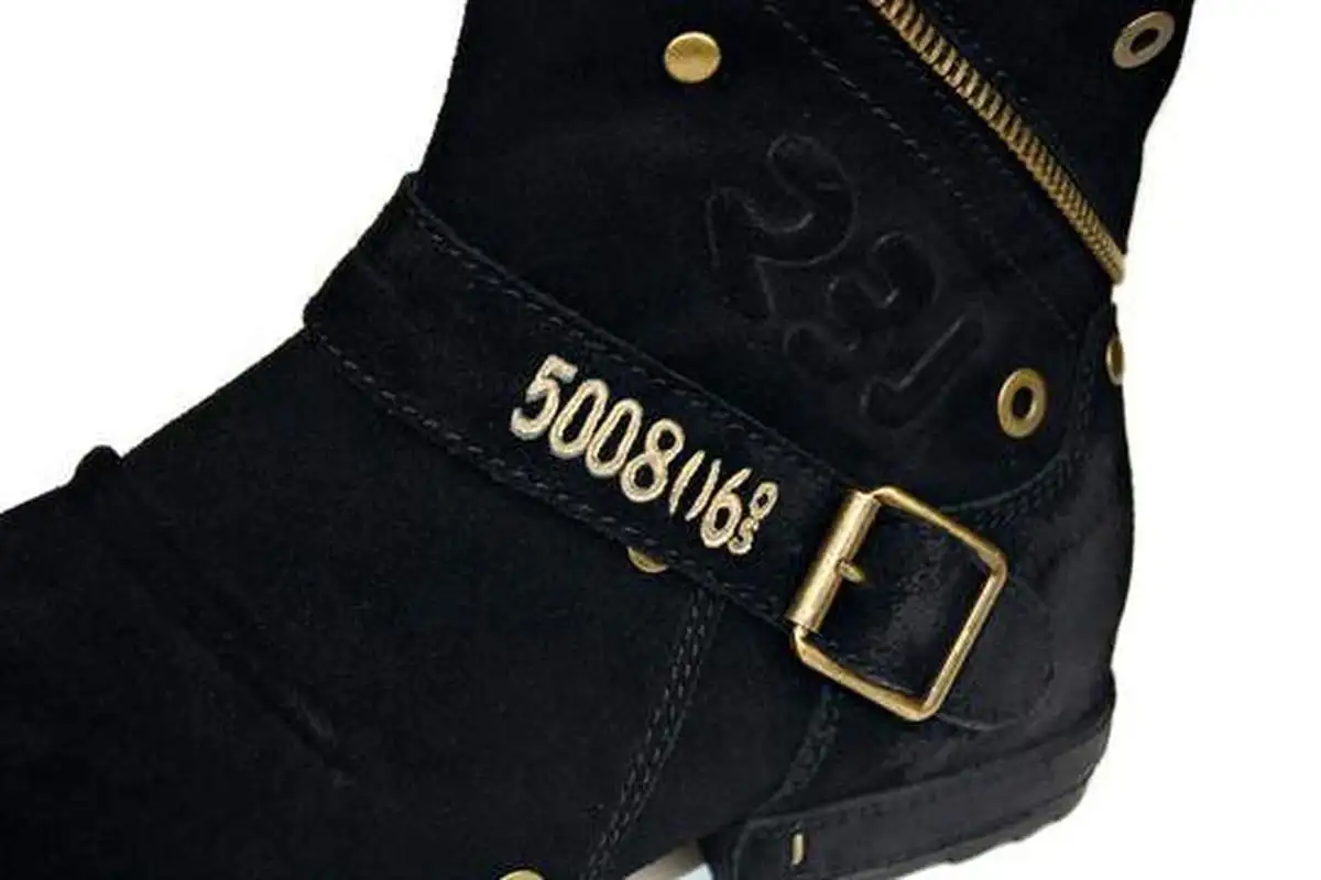 

Men's Fashion Chuka Boots Retro Wolf Head Old Design Men's All-match Fashion Casual Boots HG398