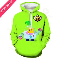 sprout primo mortis stars sally leon child hoodie shoot game 3d sweatshirt babys clothing cute crow kids tops boys girls