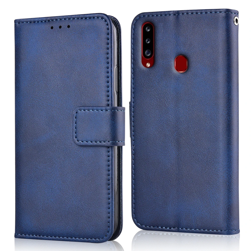 Кожаный чехол бумажник с откидной крышкой для Samsung Galaxy A20s 2019 SM A207F 6 5 дюймов A20S