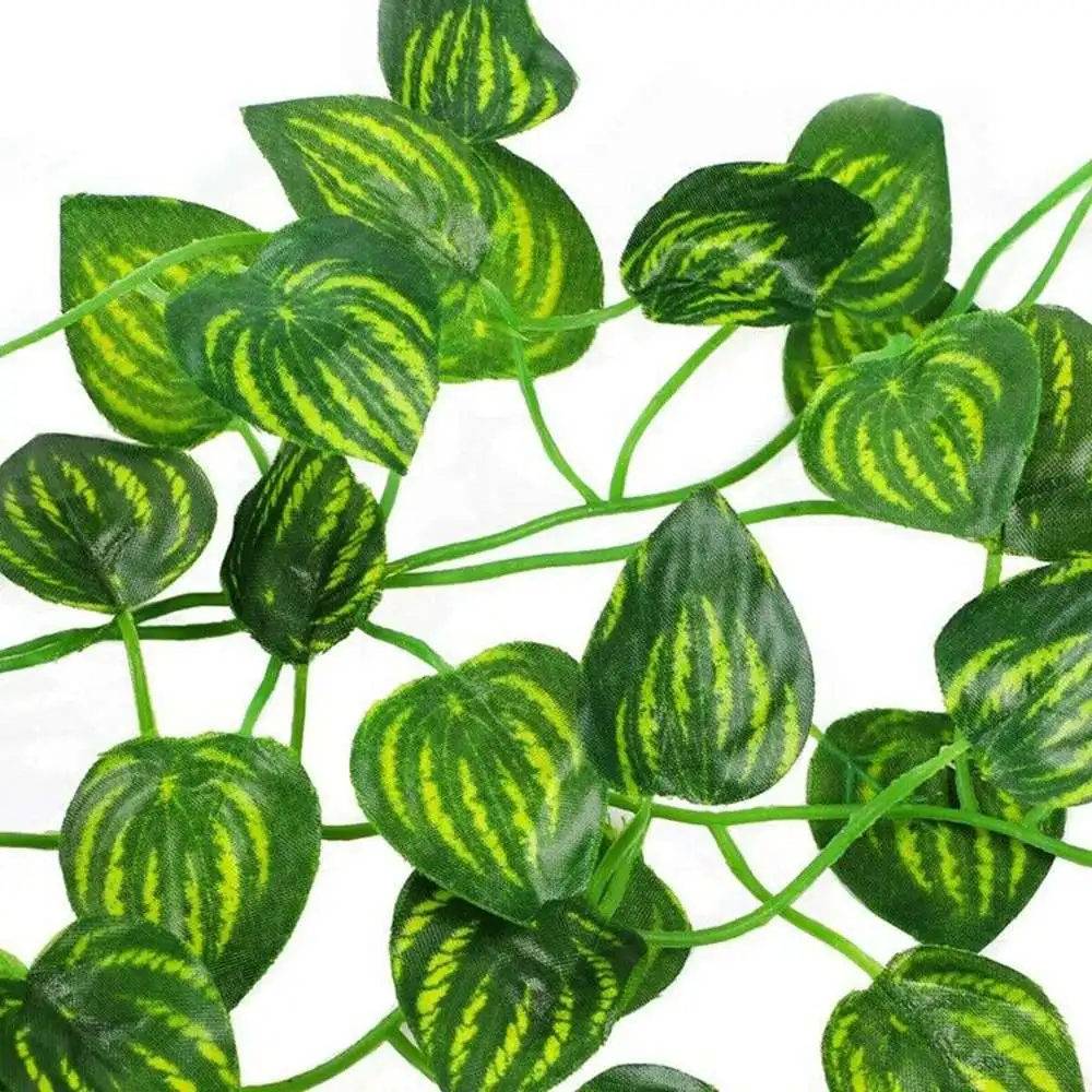 

3pcs Artificial Garland Hanging Vine Plants Fake Flower Rattan Vine Green Leaves Wedding Party Supplies Home Decoration