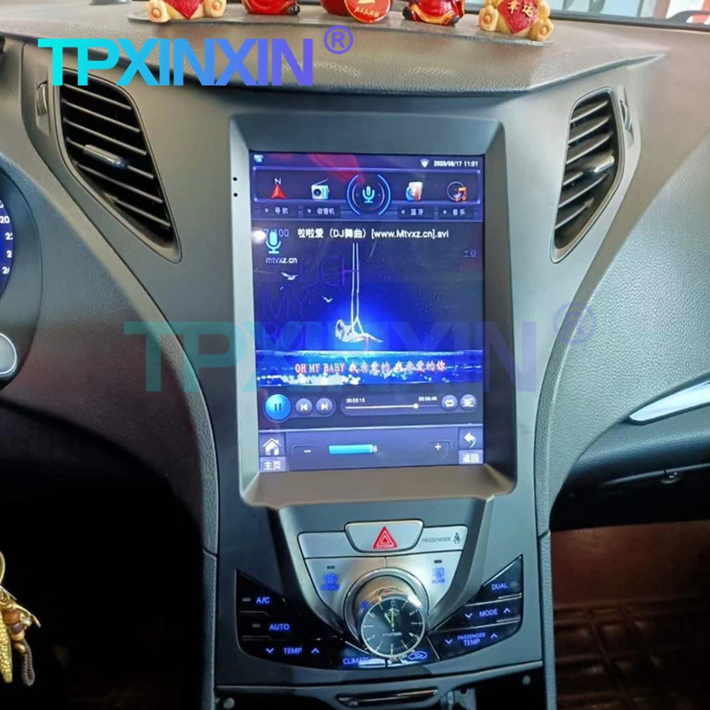 

For Hyundai Azera 2011+ Android 11.0 8+256G Car Stereo Carplay Tesla Style Screen GPS Navigation Auto Multimedia Player Headunit