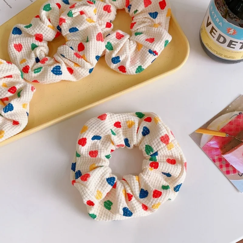 Резинка для волос милая любовь эластичная заколка карамельного цвета девочек