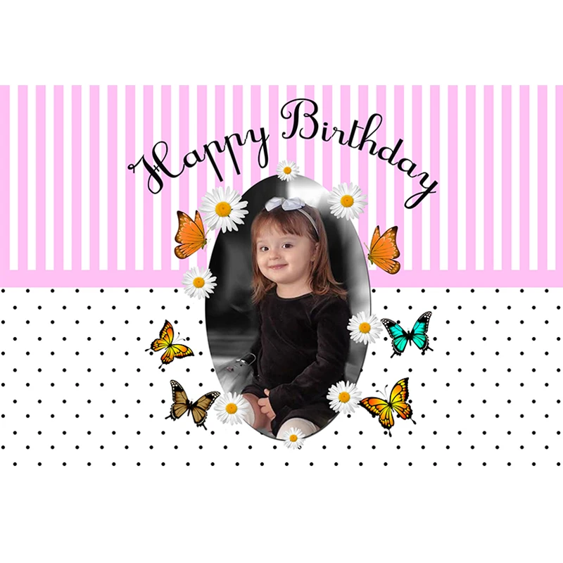 Декорации для фотосъемки на заказ с изображением красивых девушек день рождения