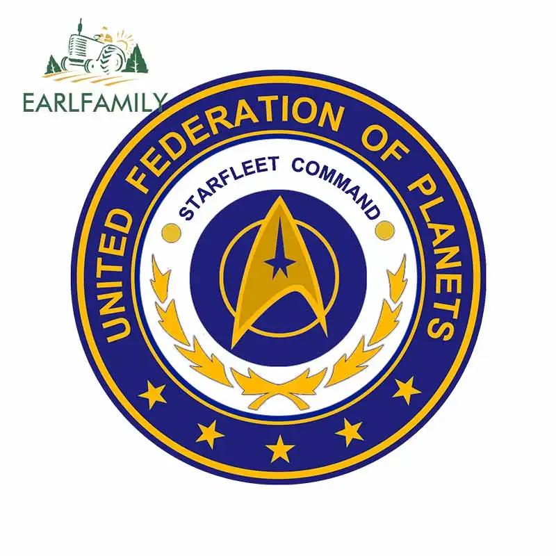 EARLFAMILY 13 см x для Starfleet Command Fine SUV наклейки на автомобиль стикер сделай сам модная