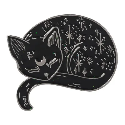 Кот мяу детский сад эмаль шпильки коробка для фруктов обнимая кошек значок на заказ мешочек для брошек одежда лацкан булавка мультфильм животное ювелирный подарок - Цвет: 4