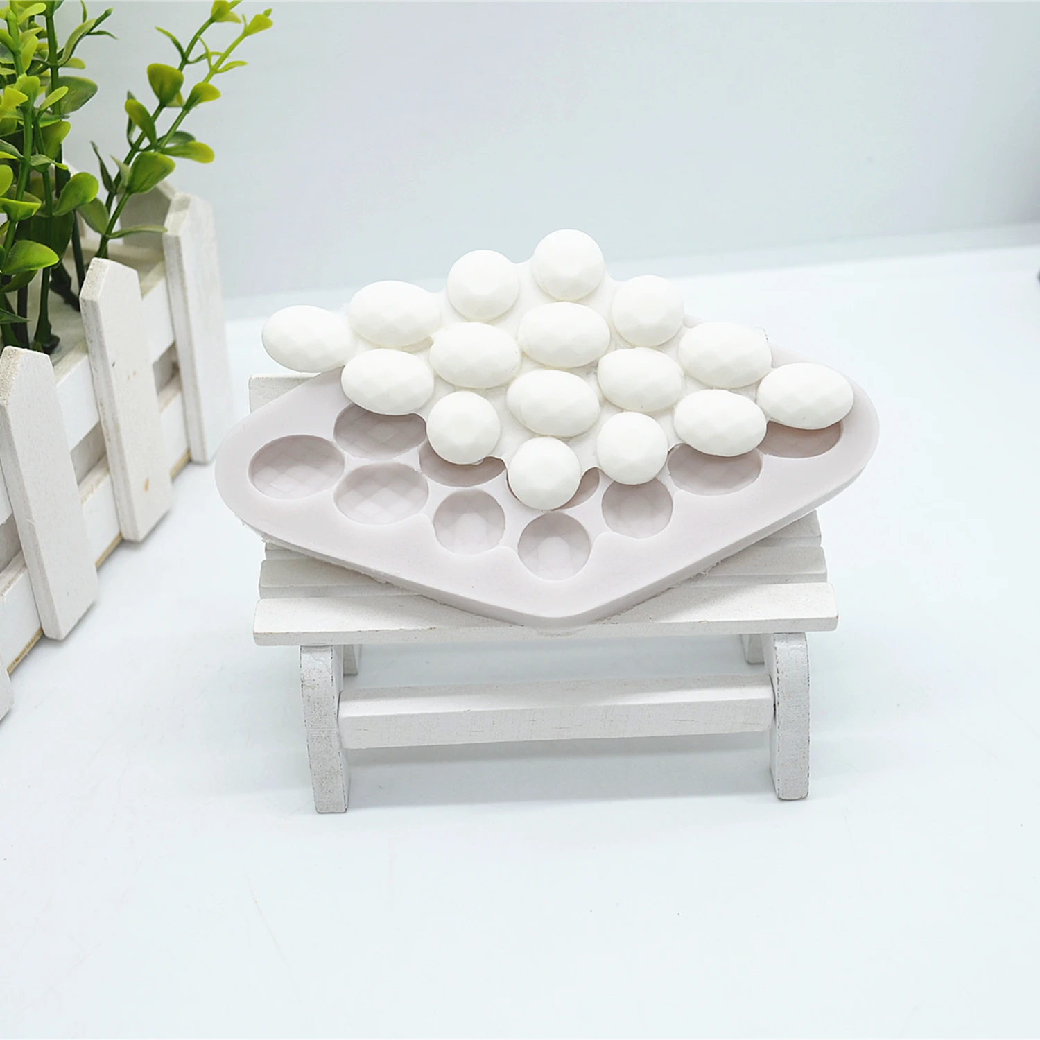 Luyou DIY Алмазы камень силиконовые Fondant (сахарная) формы торт декоративные
