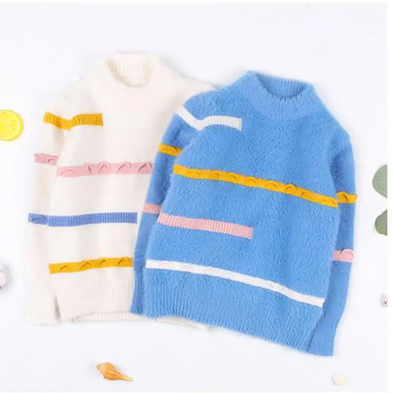 Детский свитер Модный пуловер с длинными рукавами для маленьких мальчиков и