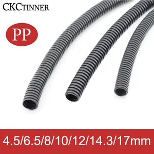 Автомобильная гофрированная Изоляционная трубка кабеля 1 М 4,5 мм-17 мм