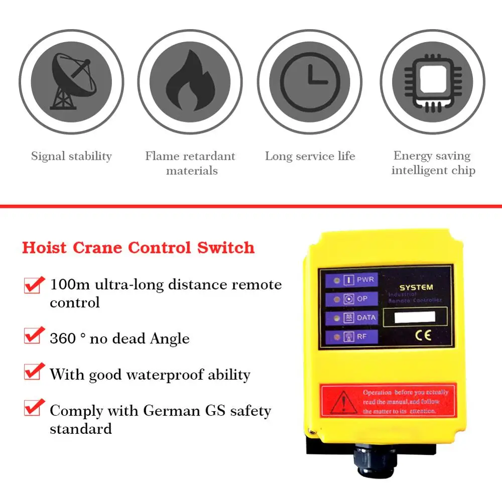 Промышленный беспроводной пульт дистанционного управления Лер переключатели