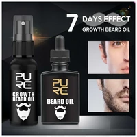 new purc growth beard oil grow beard thicker more full thicken hair beard oil for men beard grooming treatment beard care 30ml