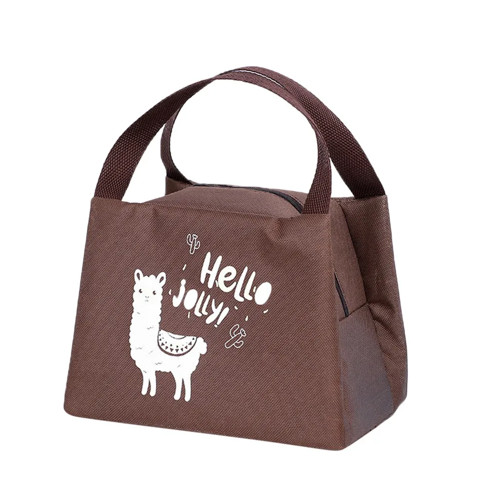 Свежие сумки Кулеры изолированный мультяшный чехол для пикника портативный