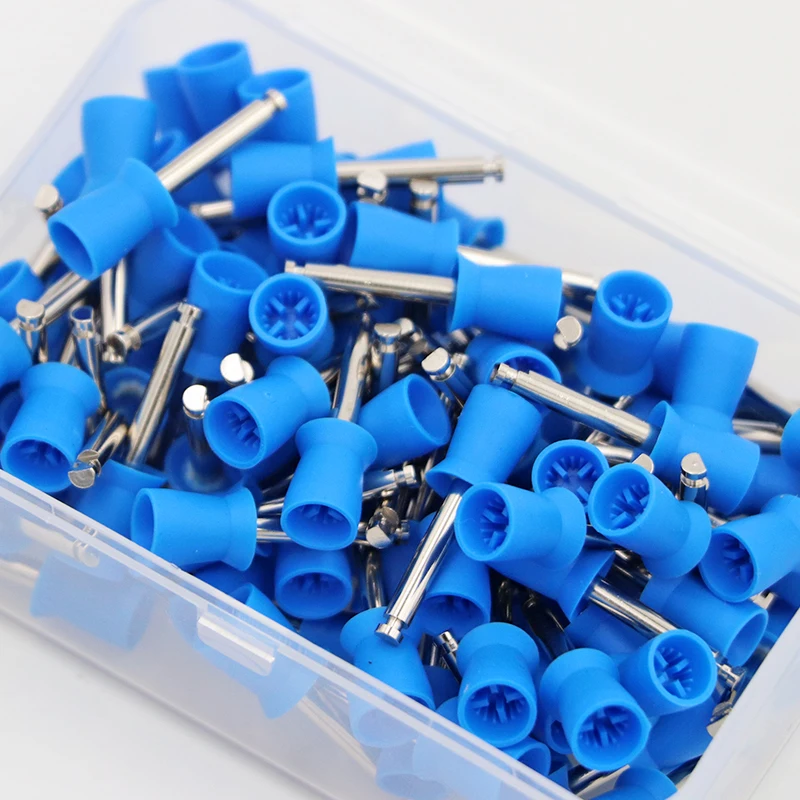 

100pcs/200pcs Dental Polisher Cup Brushes Oral Hygiene Flat Polishing Polisher Dentist Instrument Product Brush Dental Lab Tools