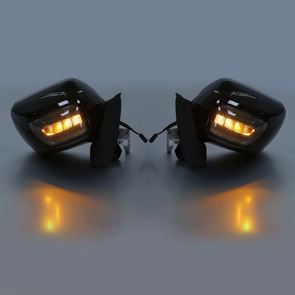 

TCMT XF110862-BK-LED Rearview Mirrors W/ LED Turn Signals For Honda Goldwing 1800 F6B 2013-2017 14 15