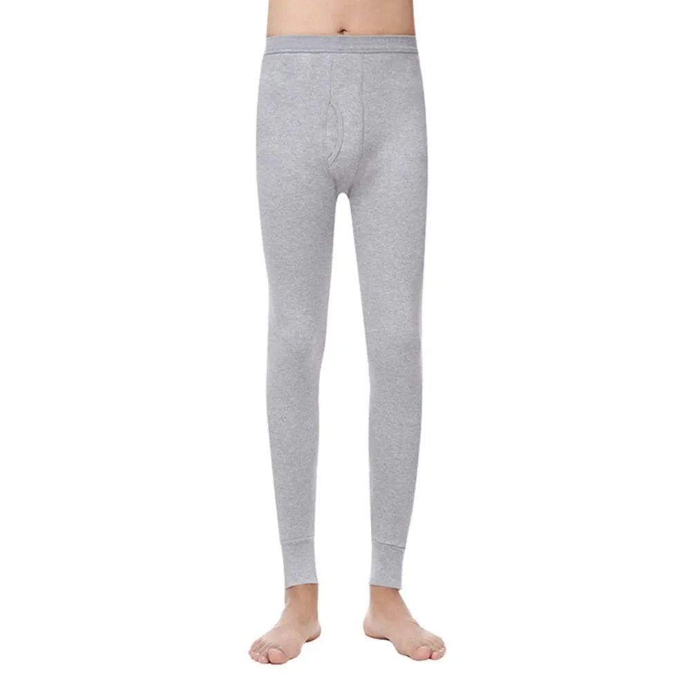 

Thermal Underwear Bottoms For Man Slim Leggings Pant Autumn Winter Warm Pants Cotton Breathable Long Trouser Soft Home Underwear