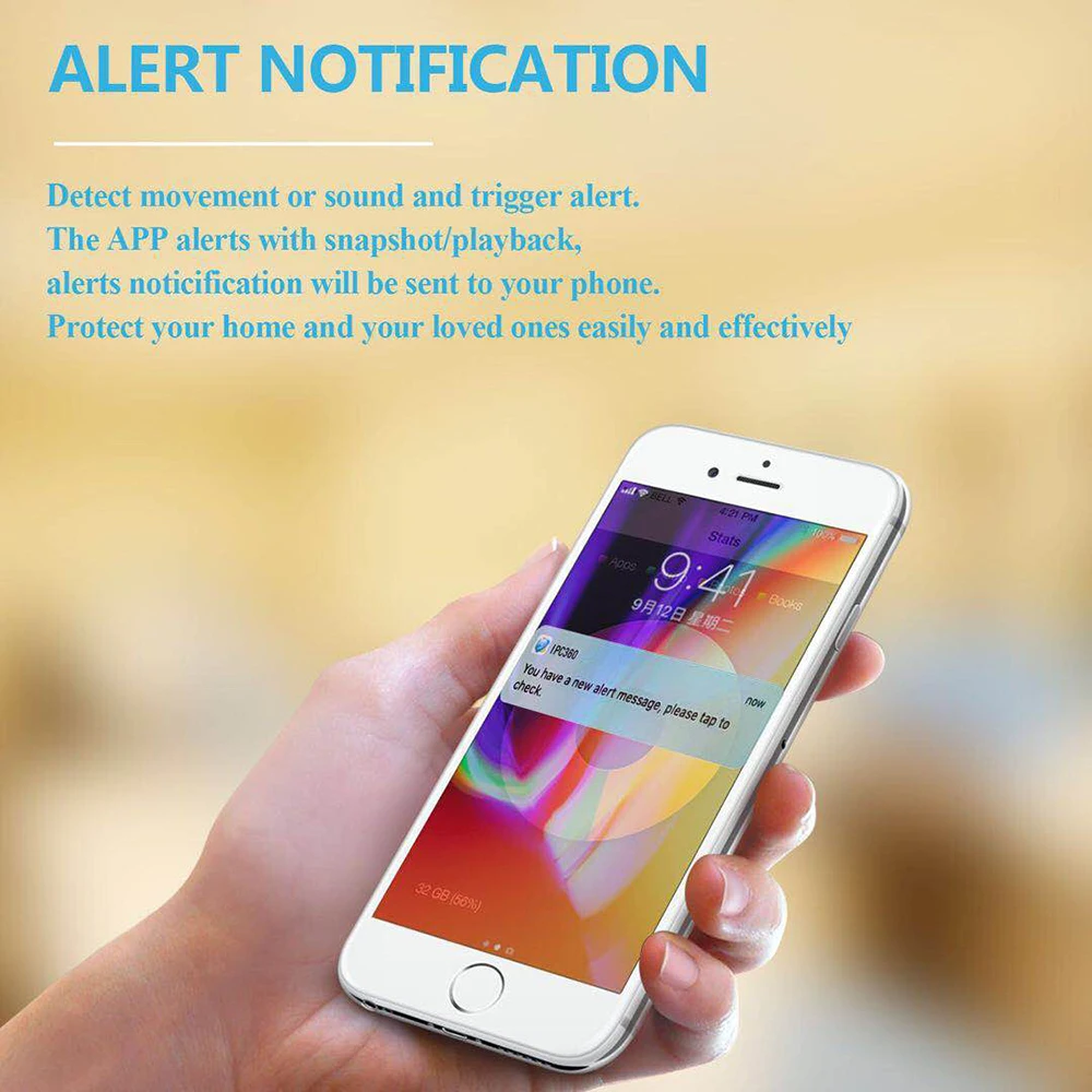 FREDI 1080P Домашняя безопасность WiFi Беспроводная сетевая камера наблюдения P2P ночное