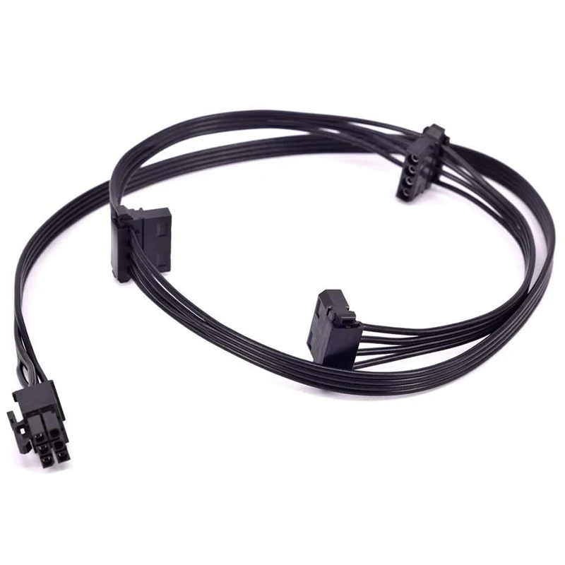 

PCIe 6 Pin 1 to 3 Molex IDE Power Supply Cable Modular PSU 4 Pin Peripheral for Corsair AXi Series AX1500I AX1200I