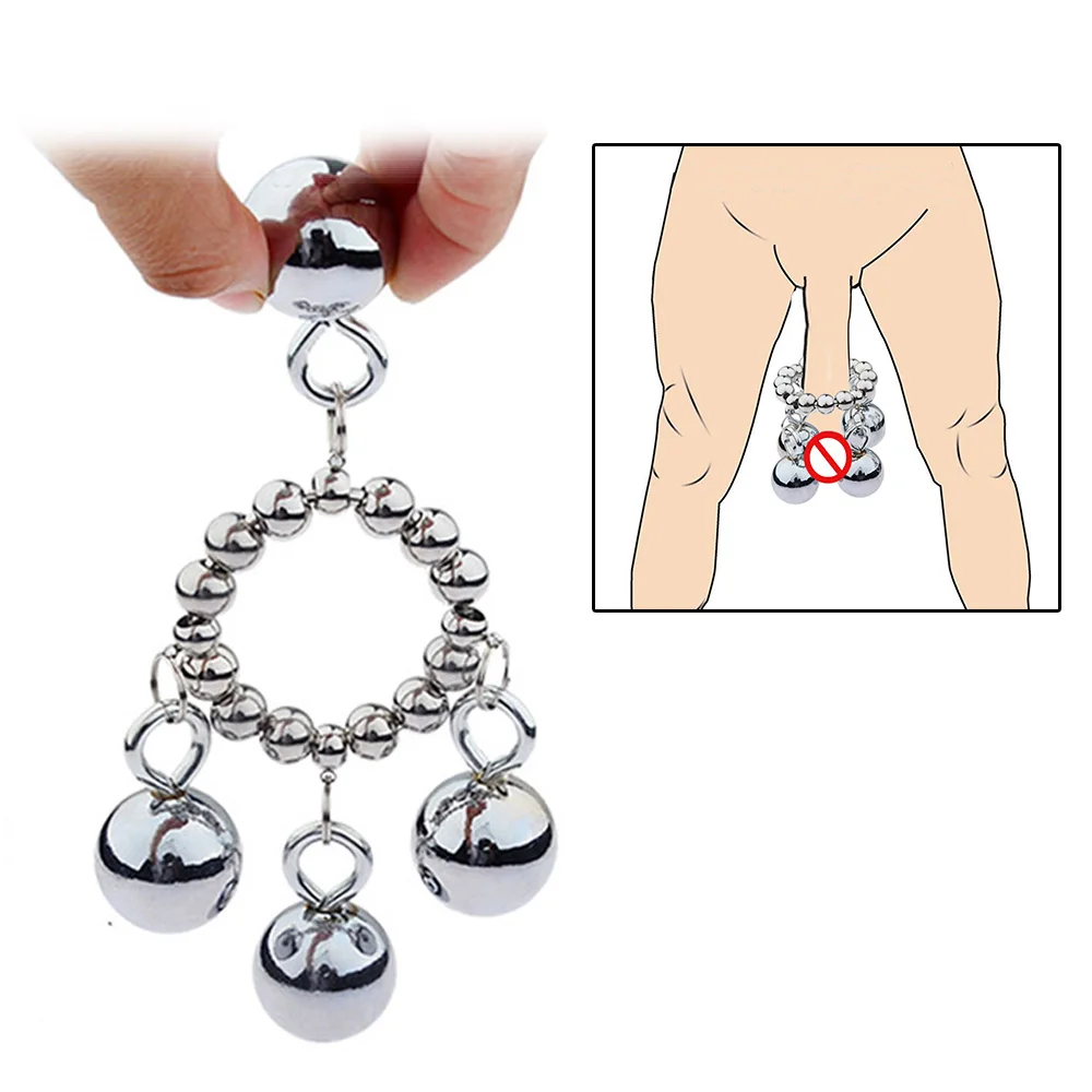 

Metal Dick Penis Cock Ring Cockring For Men Ball Bdsm Bondage Stretcher Extender Enlargement Male Chastity Sex Toys for Men L1