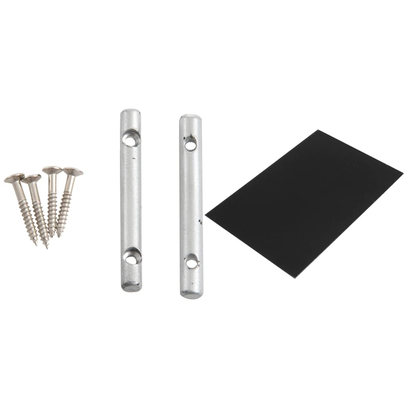 

Electric Guitar String Retainer Bar - Silver & Guitar Bass Pickguard Sheet Scratch Plate Blank Material 1 Ply Black