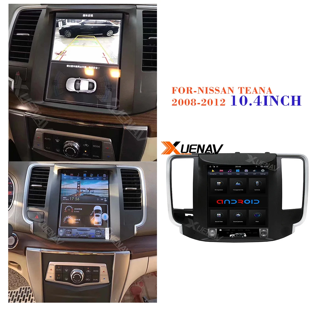XUENAV Автомобильный GPS навигатор для Nissan Teana 2008 2012 мультимедийный плеер 10 4 дюйма