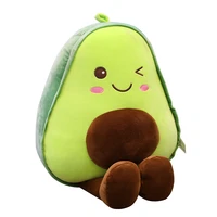 30 85cm cute avocado fruit stuffed plush toy doll birthday gift for boy and girl creative home pillow cushion